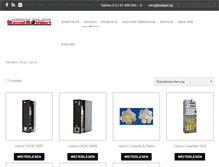 Tablet Screenshot of coinco-gmbh.de